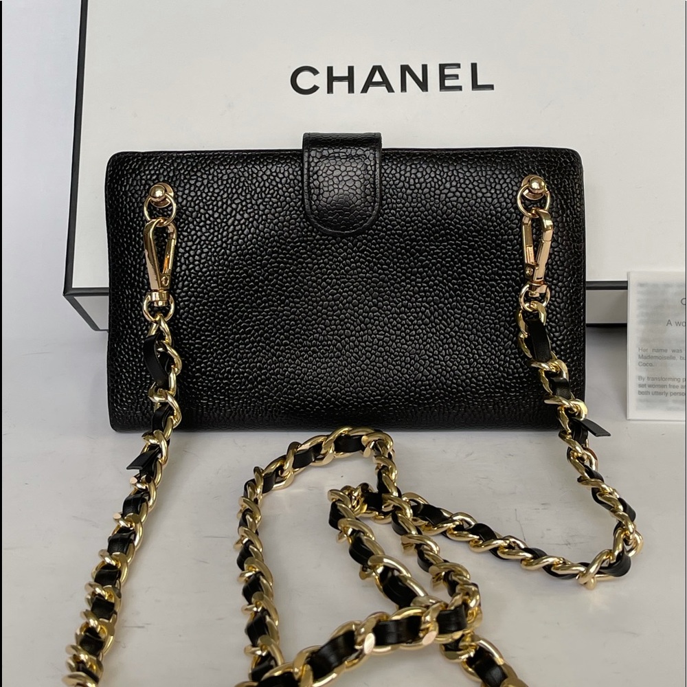 Chanel caviar leather wallet - Picture 2 of 11
